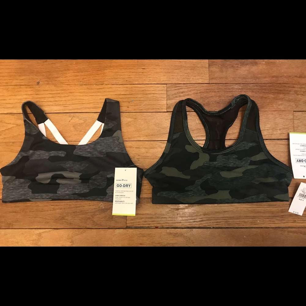 2 pack-Old Navy Sports Bras-Girls size 6-7